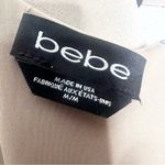 Bebe Erin Tan Faux Suede Sleeveless Midi Dress Size Medium Chic Neutral Stretch Photo 9