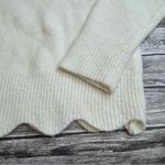 ee:some Women's Fuzzy Sweater M/L Med Medium Lg Large Ivory Cream Off White Warm Photo 4