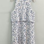 Tory Burch Kaley White Ellora Pima Cotton Popover Faux Layered Mini Dress Photo 3