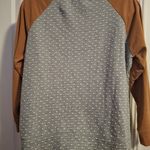 Maurice's   1X Gray and Brown Cowl Neck Sweatshirt Photo 10