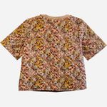 Anthropologie NWT‎  x Let Me Be Quilted Paisley Print Puff Sleeve Boxy Shirt Sz 4 Photo 1