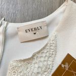 Francesca's  Everly White Embroidered Sheath Dress Size S NWT Photo 4