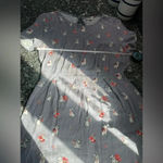 Oliver Bonas Violet Rufus Frenchie Dog Print Dress French Bulldogs Size 10 M Gray Photo 9