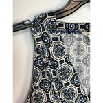 Max Studio  Women's Medallion Mirror Image Empire Mini Dress Multicolor Small Photo 2