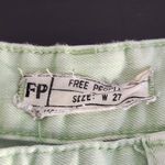 Green Skinny Jeans Size 27 Free People Green Ankle Zip Skinny Denim Photo 5