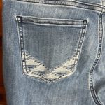 NYDJ  Ami Skinny Jeans Heyburn Blue Aztec Embroidery on Pockets Size 4 Photo 10