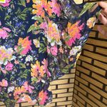 West Kei  Blue Floral Blouse Size XL Photo 3