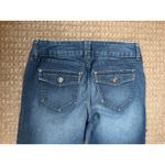 Elle  Women's Dark Wash Denim‎ Jeans Stylish Back Pocket Details Size 4 Photo 2