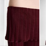 Simon Miller Rib Espen Ribbed Off Shoulder Maxi Dress: Burnt Burgundy Size L Photo 11