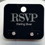 Rsvp  CZ Sterling Silver Stud Earring Photo 0