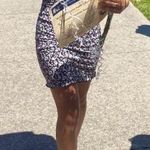 Papaya Black And White Floral Off The Shoulder Dress Photo 6