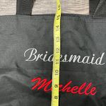 Bridesmaid Michelle bag tote black red and white Photo 7