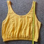 Forever 21 Yellow Cropped Tank Top Photo 6