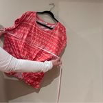 Lucky Brand  Pink Tie Front Boho Top Photo 4