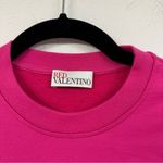 Red Valentino  Hot Pink Love You Sweater Womens XS Pullover Casual Luxury Barbie Photo 5
