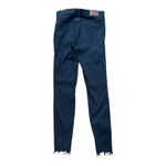 Madewell  9 High Rise Skinny Jeans Button Fly Black Raw Hem Size 28 Photo 1