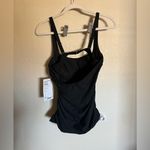 Athleta ‎ Square Neck Bra Cup Tankini Sz 34B/C in Black NEW Photo 1