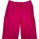 Vintage Disco Wide Leg Pants Size 15/16 Sheer Lace Flare High Waist, Maroon Red Photo 4