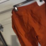 Calvin Klein  Highline Dress Pants Size 12 Linen Blend Tapered Leg Ankle Photo 4