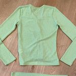 Storets  Open Front Belted Cardigan in Lime Photo 3