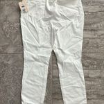NYDJ  Alina Ankle Denim Leggings in Optic White, Size 16 New w/Tag Photo 5