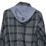 Free People We The Free Plaid Jacket Women’s Small Hooded Drawstring Grunge Photo 5