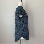 Lou & grey Size Medium Marled Green Short Sleeves Women’s Top Photo 4