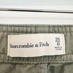 Abercrombie & Fitch Abercrombie Relaxed Cargo Pants Wide Leg Baggy Grunge High Rise Olive Green 25 Photo 6