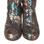 Beautiful Carven Sequin Ankle Boots sz 38 Photo 2