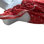 Old Navy Y2K Women Top M Orange Embroidered Flowers Smocked Back Boho Cottage Photo 3