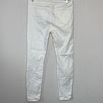 ZARA  Distressed Skinny Jeans‎ White Photo 3