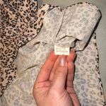 CBR new! Large Leopard Animal Print Oversized Tunic Blouse Keyhole Neck mob wife Brown Photo 6