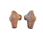 Me Too  9.5 block 2in heal textured leather gold buckle detail classic comfort Photo 4