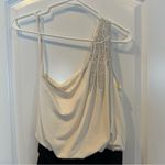 City Triangles  Black/White/Silver Rhinestone Homecoming Dance Dress One Shoulder Photo 1