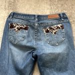 Rock & Roll Jeans Womens 30x30 Mid Rise Riding Western Rodeo Cowgirl Bootcut Blue Size 30 Photo 7