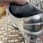 Cole Haan  Limited Edition Lunargrand Wingtip Metallic Silver Oxford Shoes Photo 7