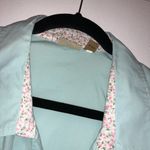 Caslon Light Blue Button Down Top Photo 2