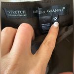 Fabrizio Gianni Women's Brown Stretch Comfort Cropped Dress Pants Size 12 Photo 3