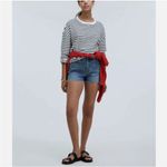 Madewell Easy Long-Sleeve Contrasting Rugby Tee Sz S Photo 4