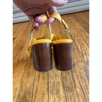 Cole Haan Women Jamie Sandal 65MM Block Heel Radiant Yellow SEMI Shine W25183 Photo 7