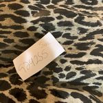 Unique spectrum  Leopard Print Sheer‎ Blouse Photo 9