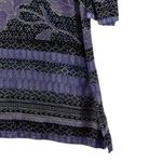 Chico's  Tunic Top Medium Or 1 Paisley Floral‎ Photo 3