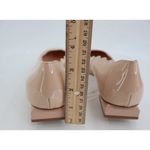 AGL Women's Angie L Wave Ballet Flats Beige Patent Leather Block Heel 36/6 Tan Photo 13