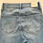 EXPRESS 90s Slim High Rise Jeans Raw Hem Light Wash Denim Women 10R Photo 6