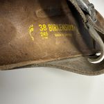 Birkenstock  Arizona Leather Sandals Womens 38 Gray Purple Outdoor Gorpcore Birks Photo 7