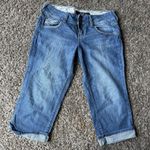 Hint Jeans Capri Women 9 Cuffed Hem Casual Relaxed Low Photo 0