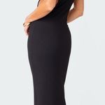 Edikted Ribbed Cut Out Maxi Dress Photo 1