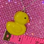 Handmade Sterling Silver 925 Rubber Ducky Necklace Kawaii Jewelry Lolita Scene Candy Goth Photo 8