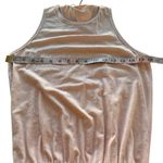 Sundry NWT U-Neck Sleeveless Dress Light Pink Pigment Cashew Ruched Size 1 Small Photo 12