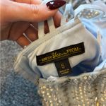 Say Yes To The Prom Blue Beaded Halter Top Photo 5